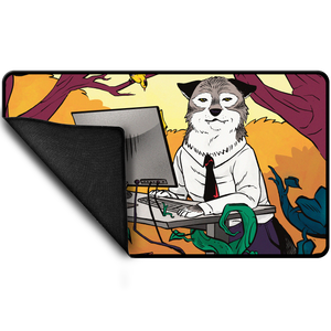 UP Playmat MTG Secret Lair Not A Wolf Black Stitched