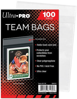 UP Sleeves Team Bags Reseal 100ct