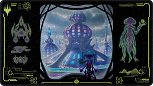 UP Playmat MTG Edge of Eternities Blue Holofoil