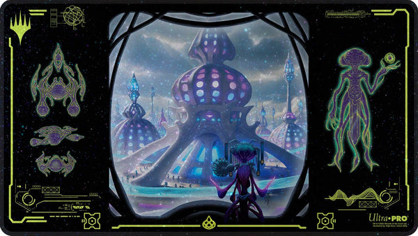 UP Playmat MTG Edge of Eternities Blue Holofoil