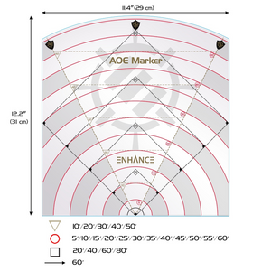 AP Enhance Tabletop AOE Cone Marker 60ft