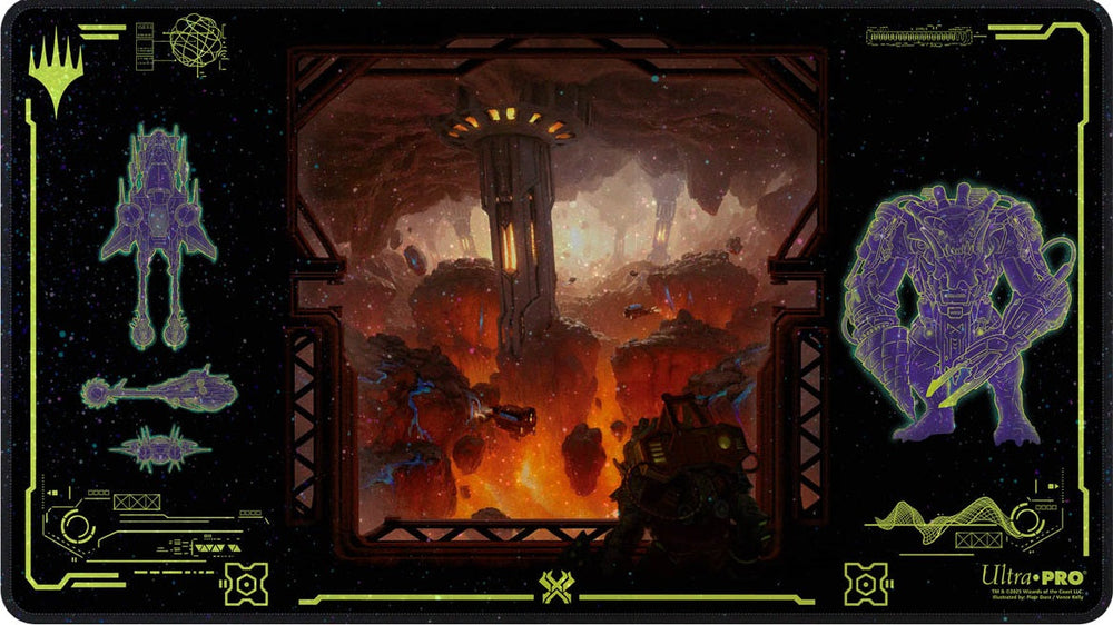 UP Playmat MTG Edge of Eternities Red Holofoil