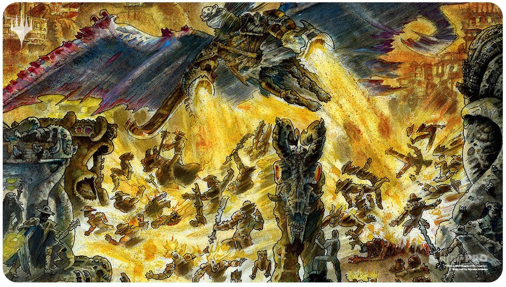 UP Playmat MTG Outlaws of Thunder Junction Black