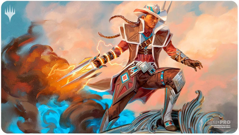 UP Playmat MTG Outlaws of Thunder Junction Art 5