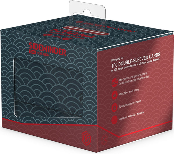 UG Deck Case Sidewinder 100+ Shogun's Journey II Shippou (Dark Blue/Dark Red)