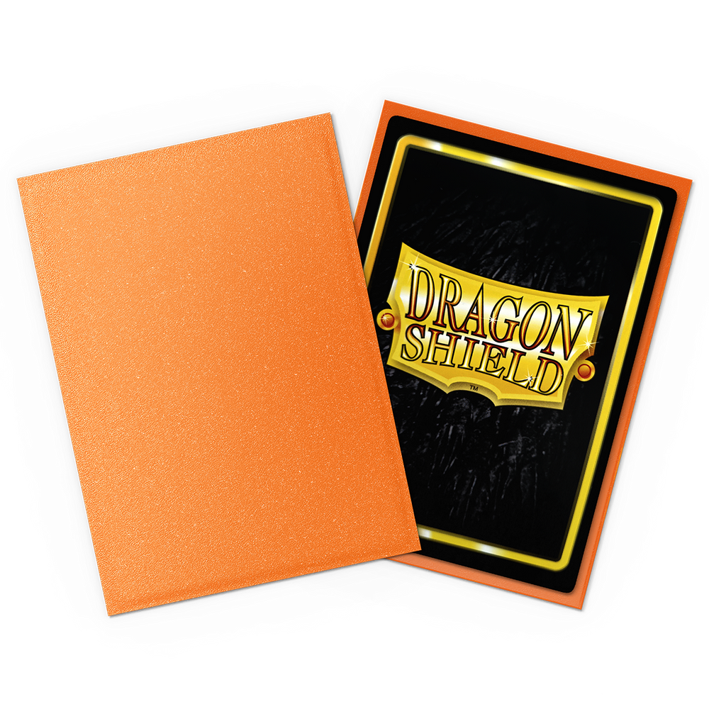 Dragon Shield Sleeves Matte Amber 100ct