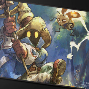 UP Playmat MTG Universes Beyond Final Fantasy Black Stitched Premium Y