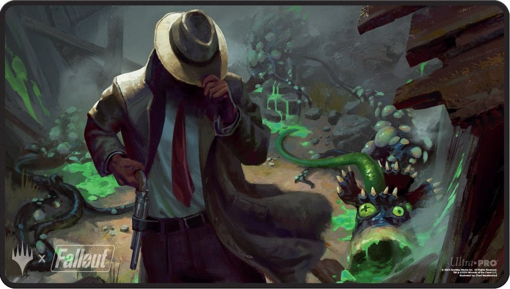 UP Playmat MTG Fallout x Black Stitched