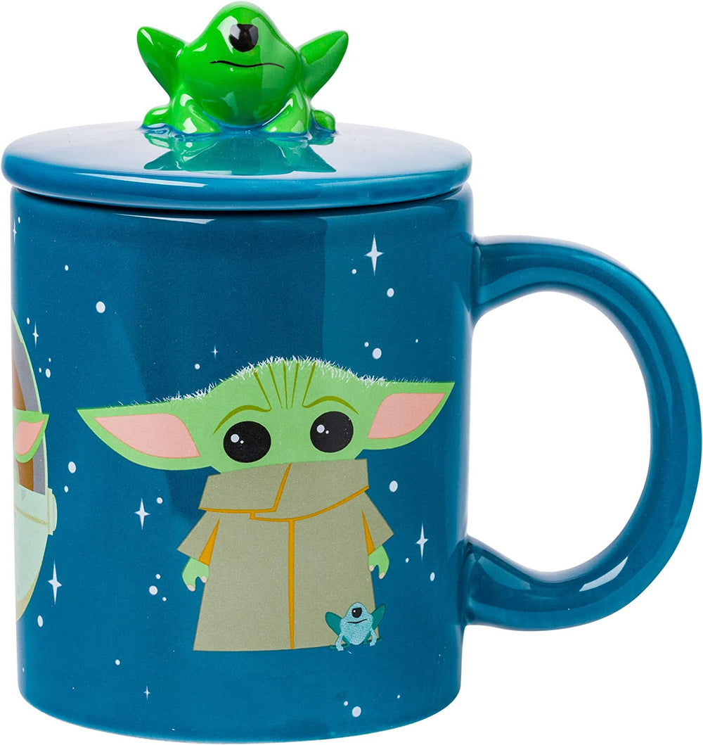 Star Wars: The Mandalorian 3D Lidded Mug (The Child)