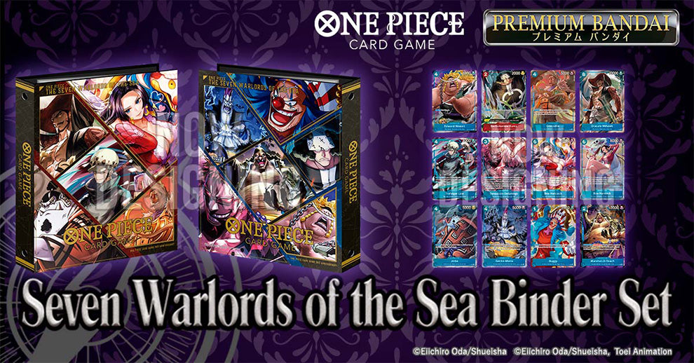 Seven Warlords of the Sea Card Collection Binder Set
